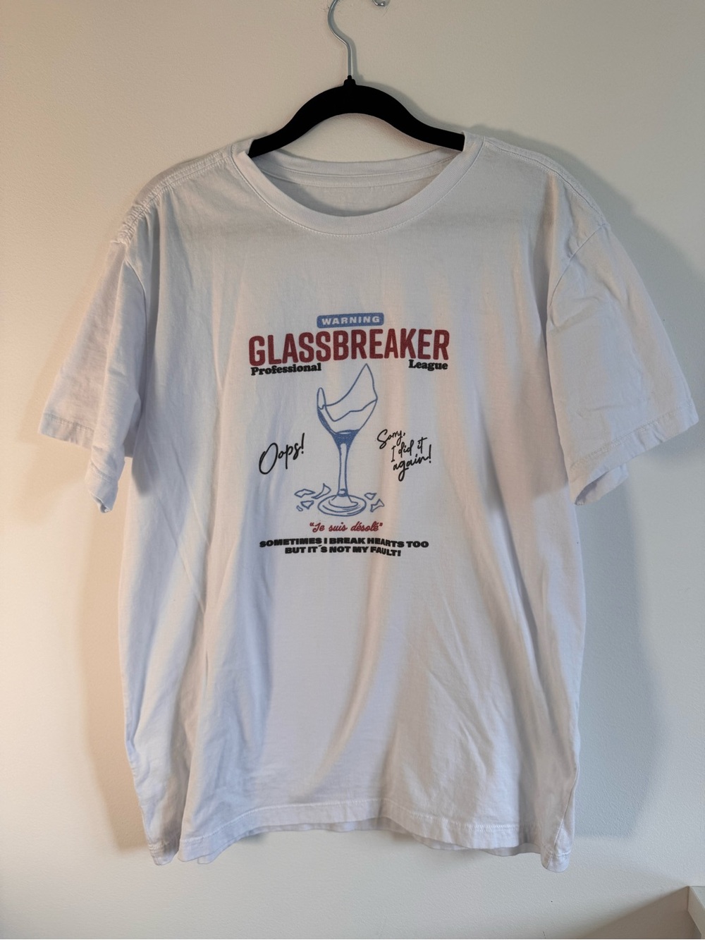 Glassbreaker Graphic Crewneck Tee - White